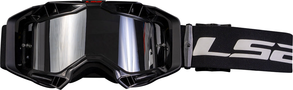 LS2 Aura Pro goggle black with iridium lens