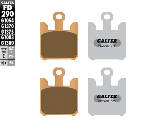 Galfer Premium semi metal brake pads